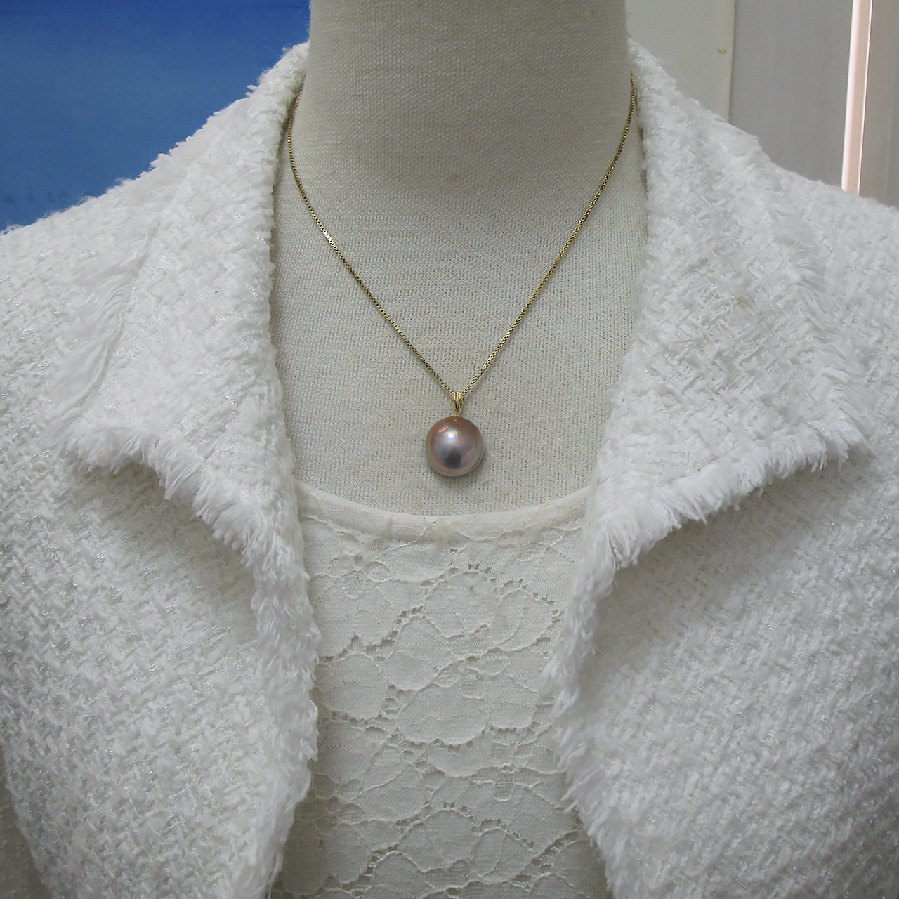 K18マベペンダント 16.5ミリ - 画像 (6)