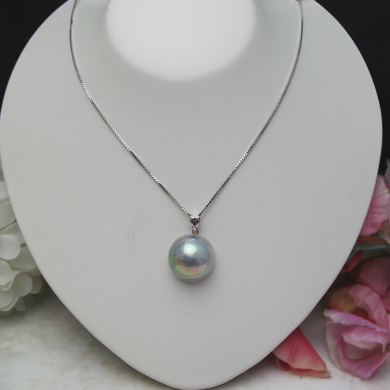 K14WGマベペンダント15.5ミリ - 画像 (2)