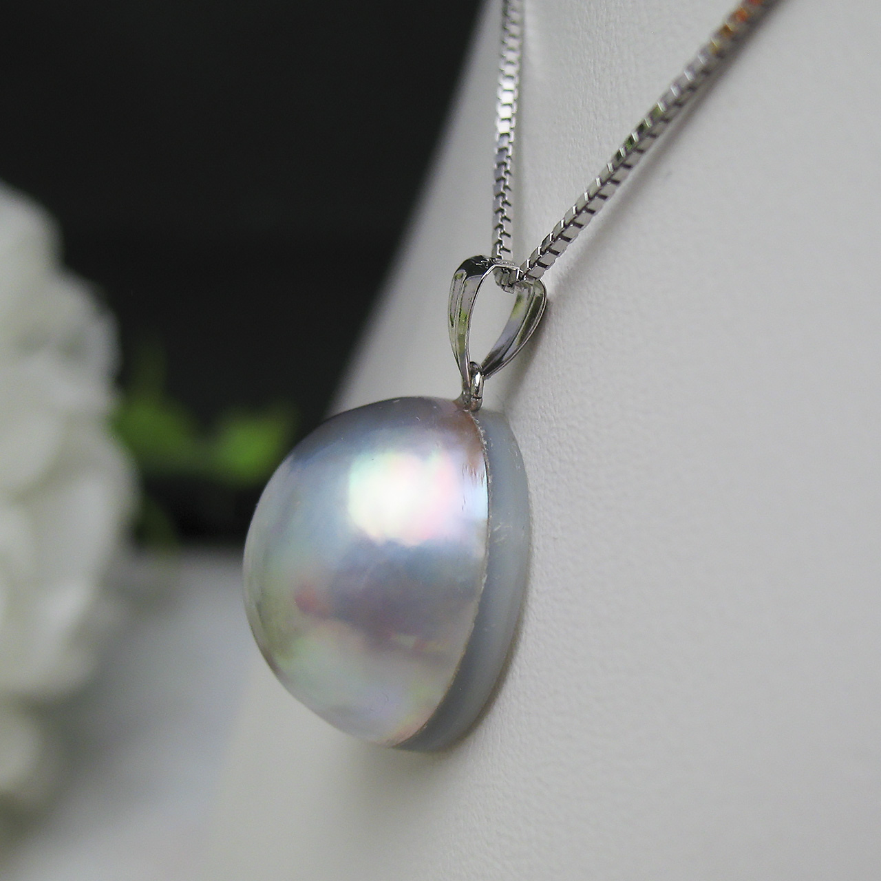 K14WGマベペンダント15.5ミリ - 画像 (4)