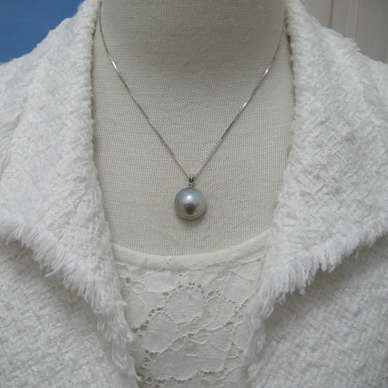 K14WGマベペンダント15.5ミリ - 画像 (6)