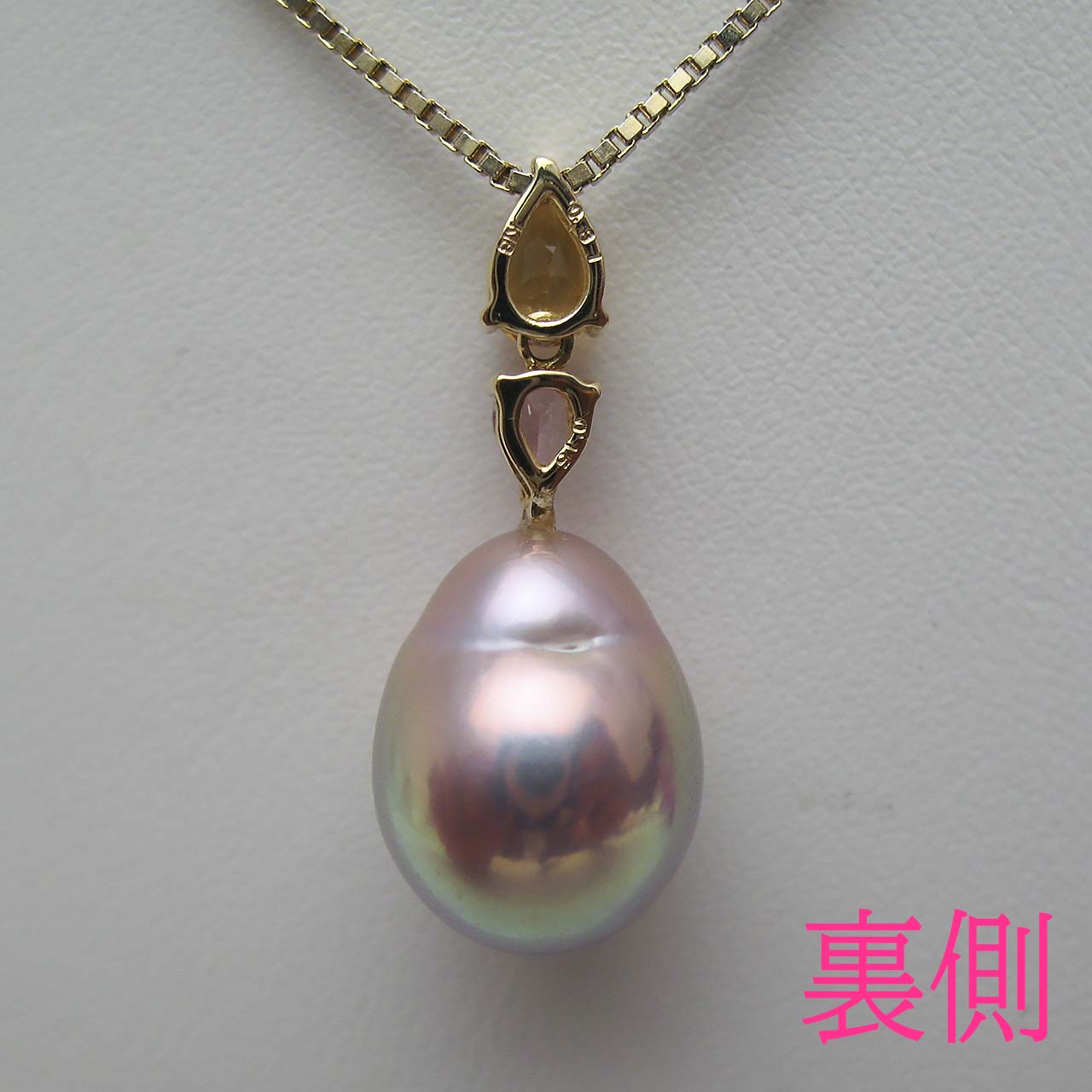 K18有核淡水ペンダント - 画像 (5)