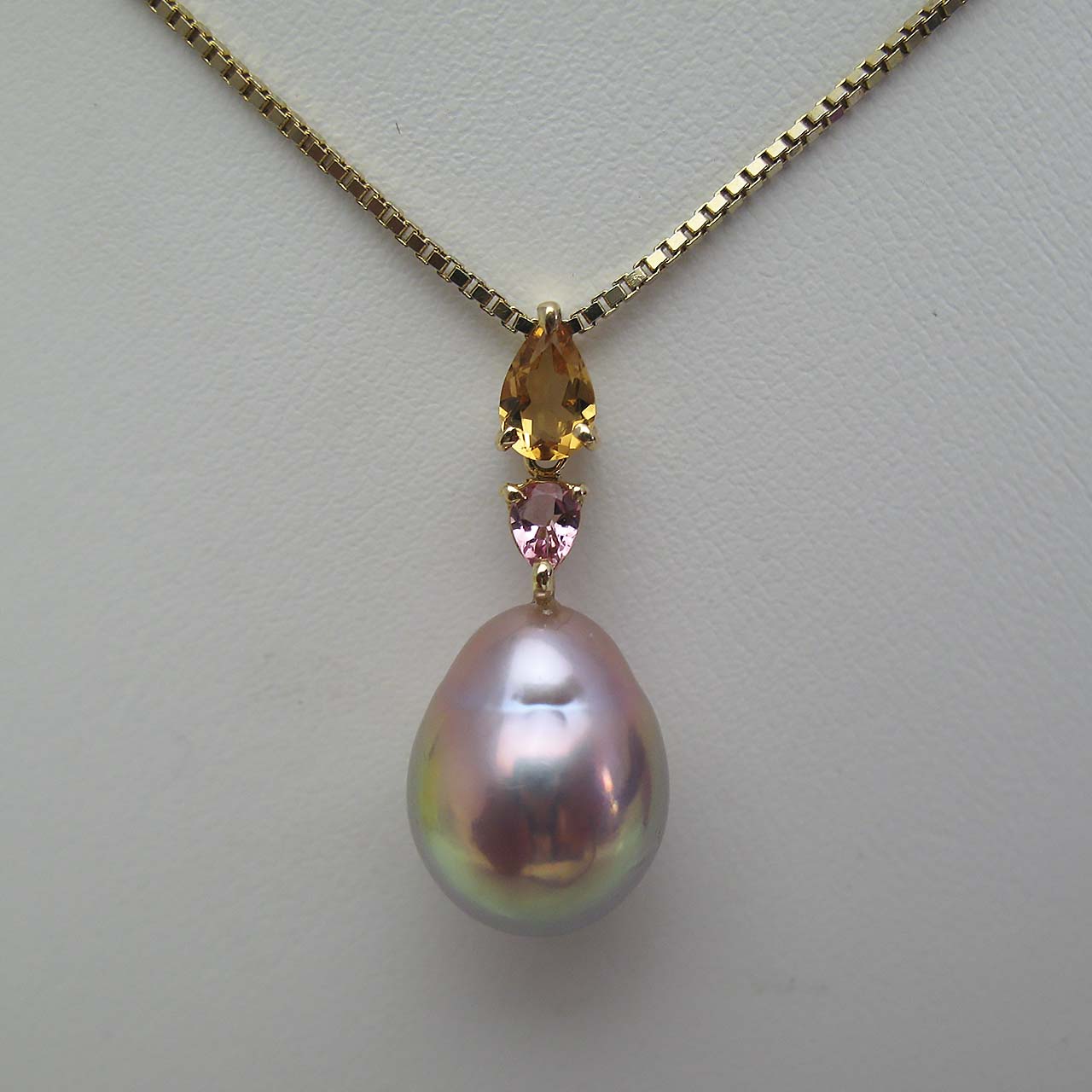 K18有核淡水ペンダント - 画像 (3)