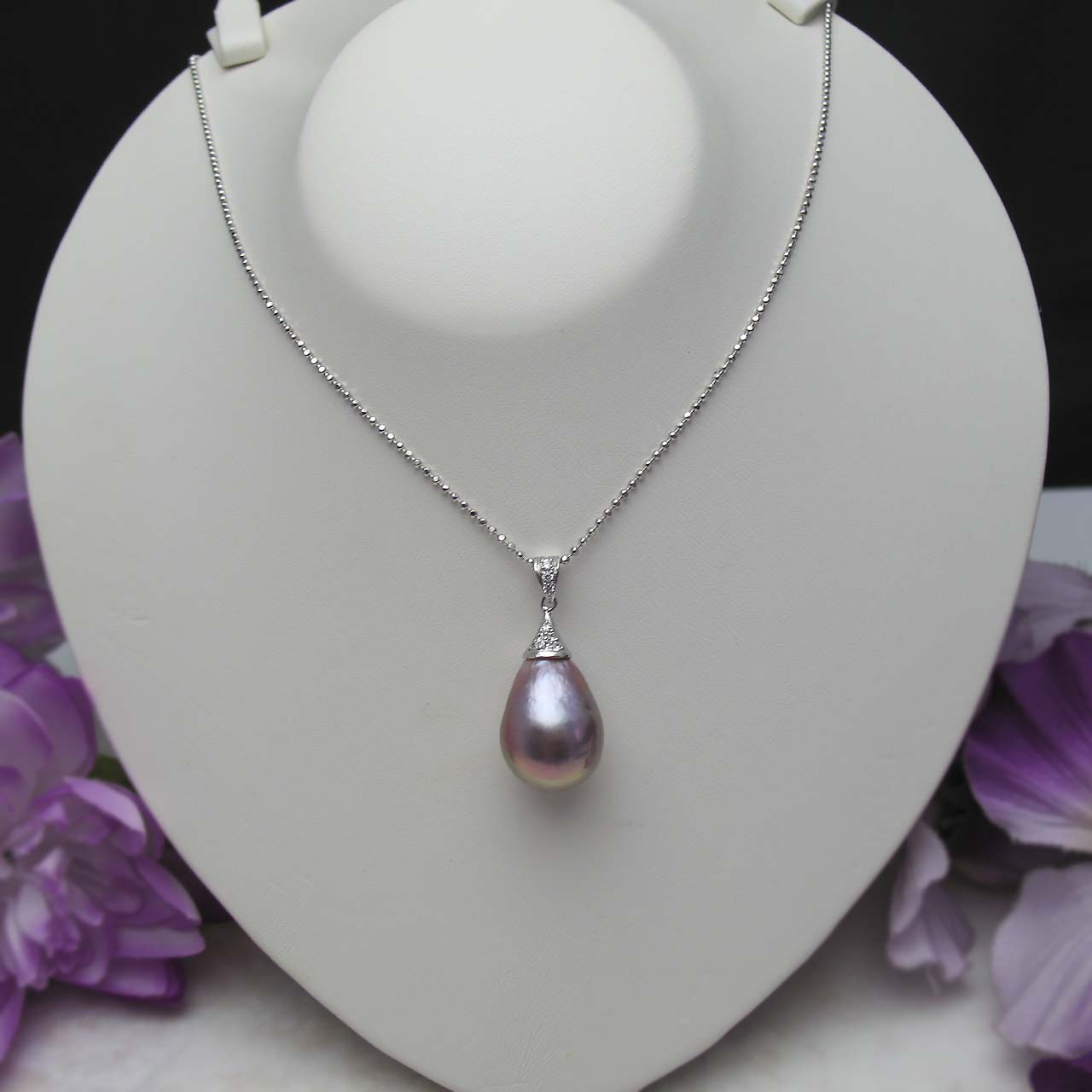 SV有核淡水ペンダント - 画像 (2)