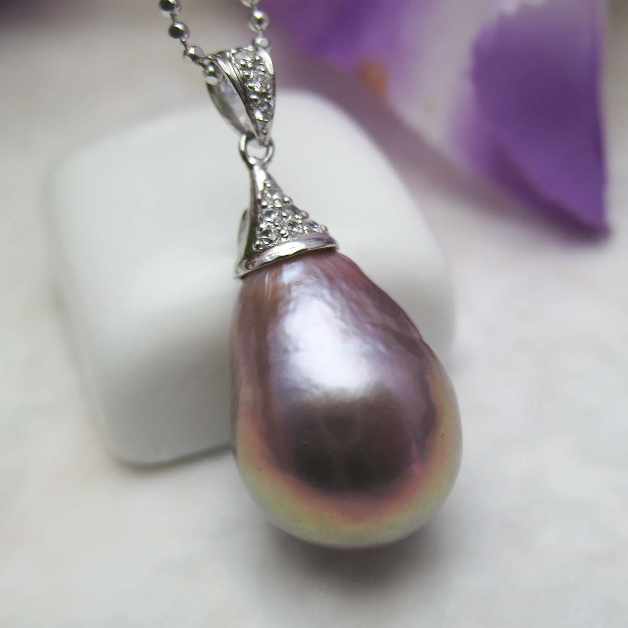 SV有核淡水ペンダント