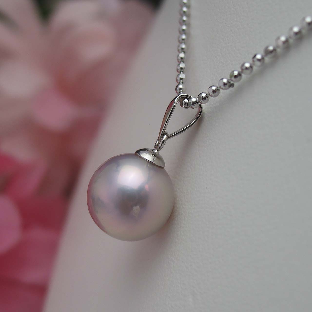 K14WG有核淡水ペンダント　No14 - 画像 (4)