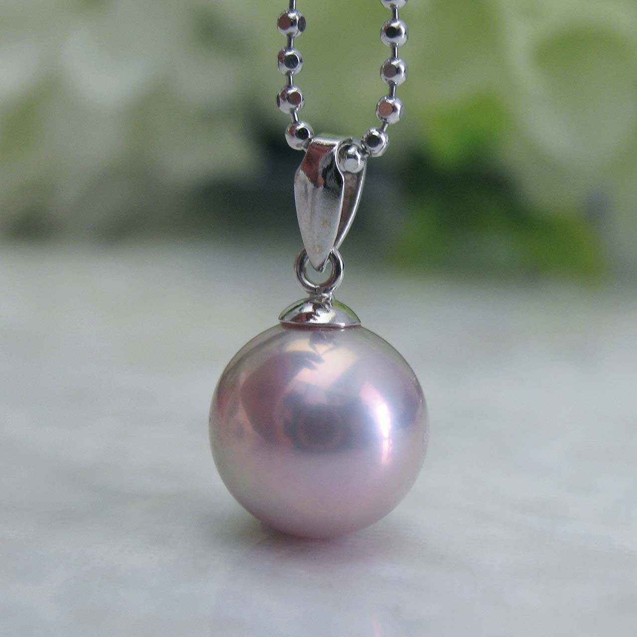 K14WG有核淡水ペンダント　No14 - 画像 (5)