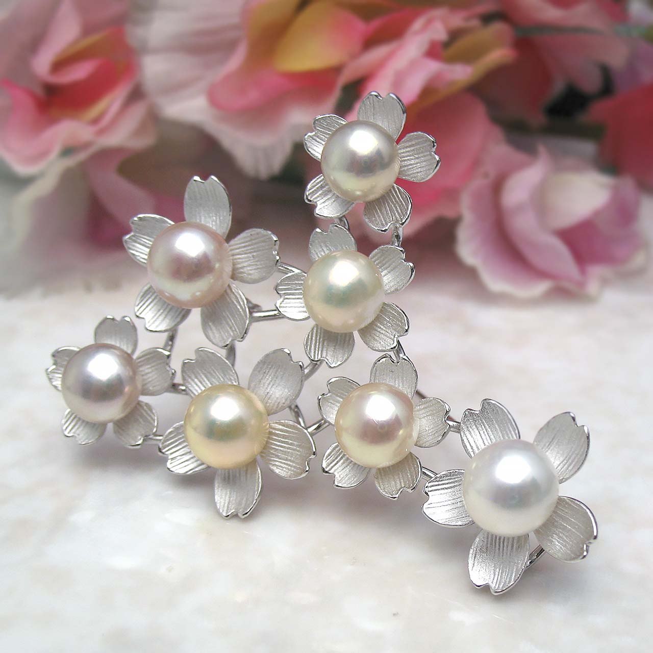 散らない桜 ブローチ兼ペンダント - 画像 (5)