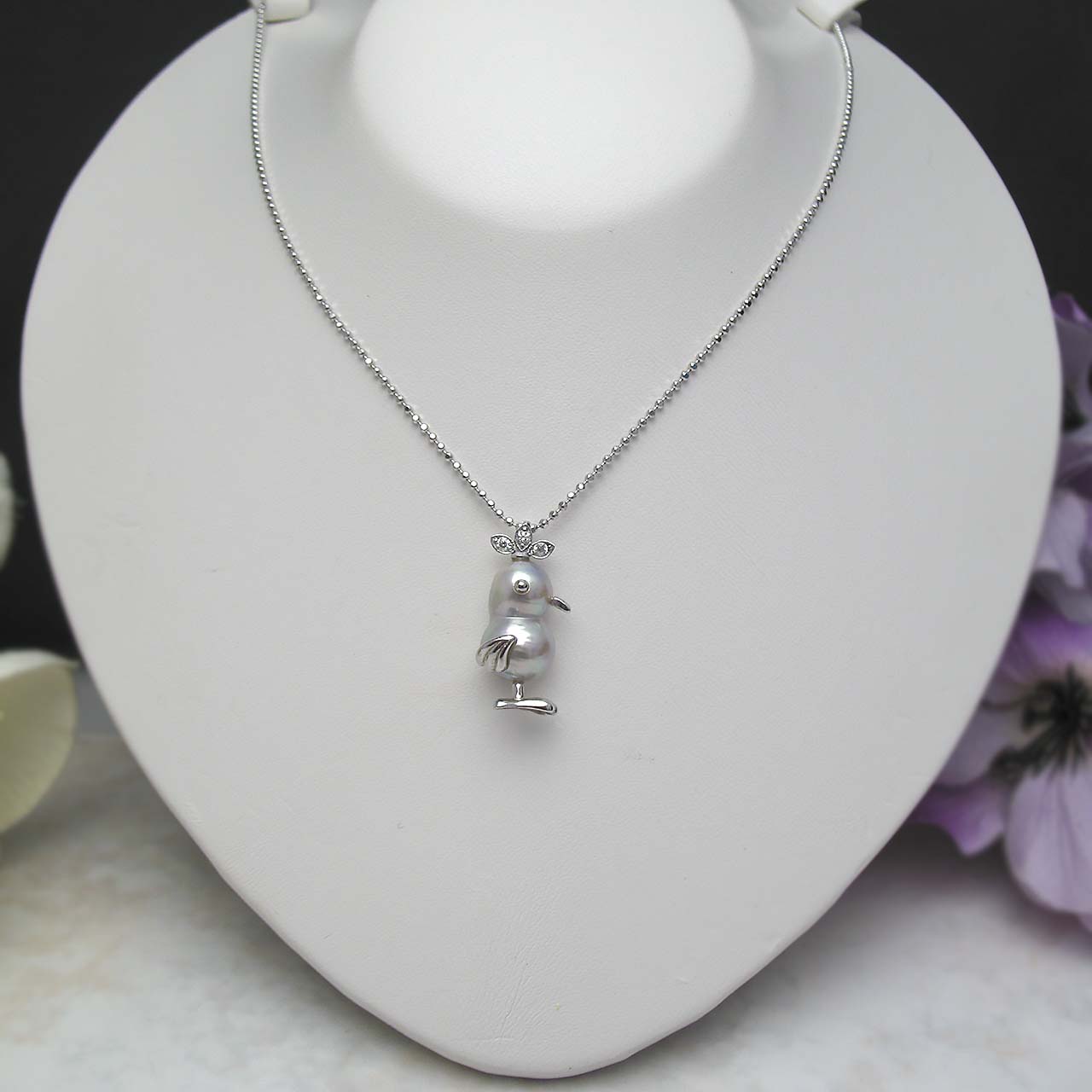 K18WGチーウーペンダント - 画像 (2)