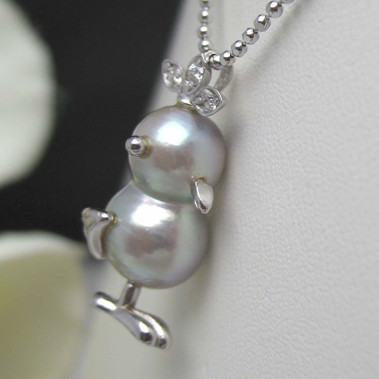 K18WGチーウーペンダント - 画像 (4)