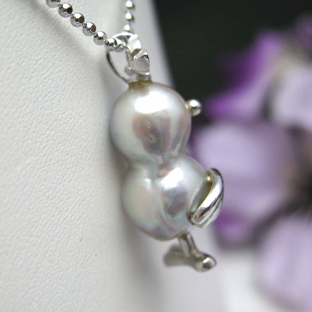 K18WGチーウーペンダント - 画像 (5)