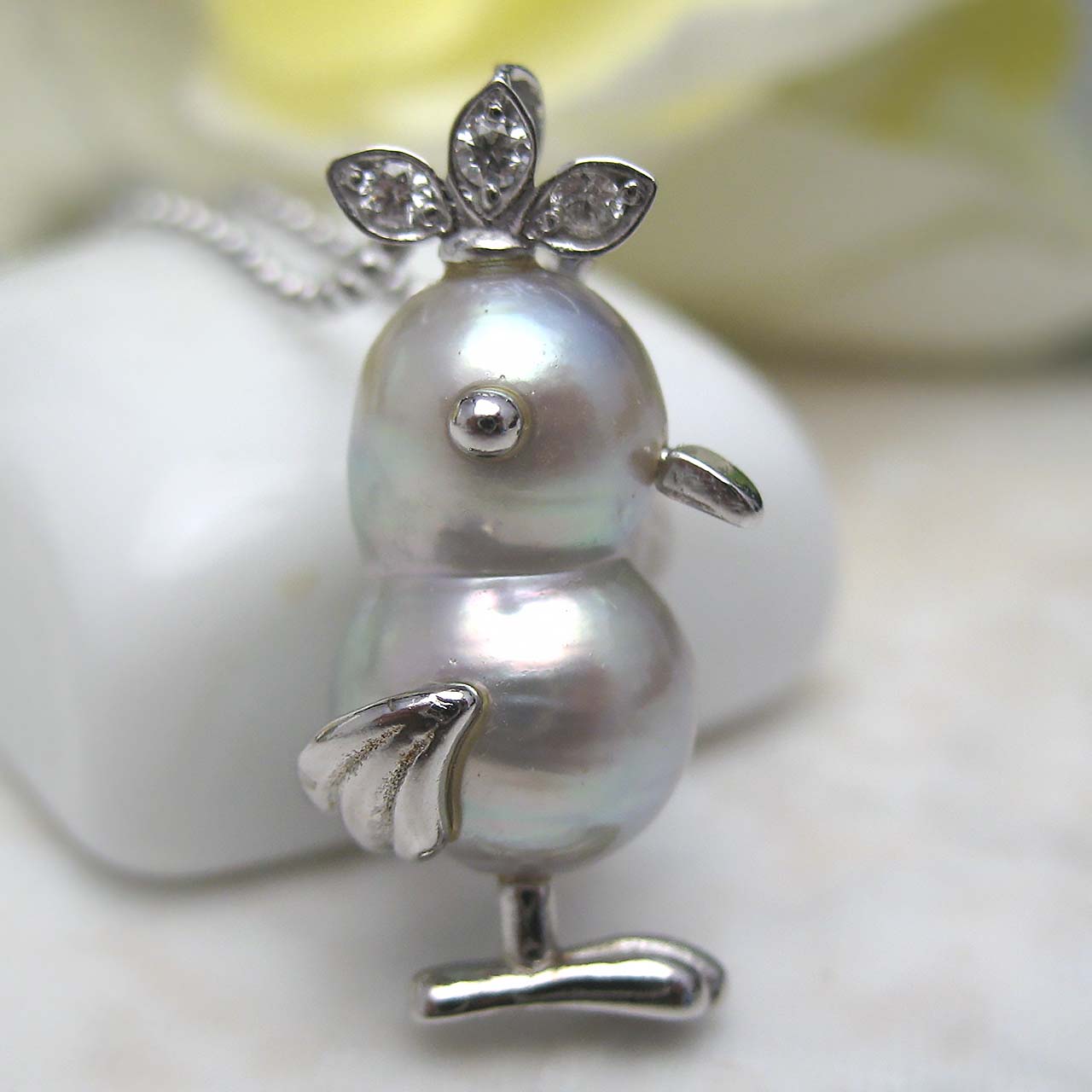 K18WGチーウーペンダント - 画像 (7)