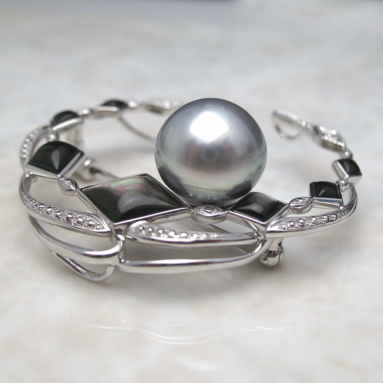 『黒蝶真珠 ブローチ』 - 画像 (3)