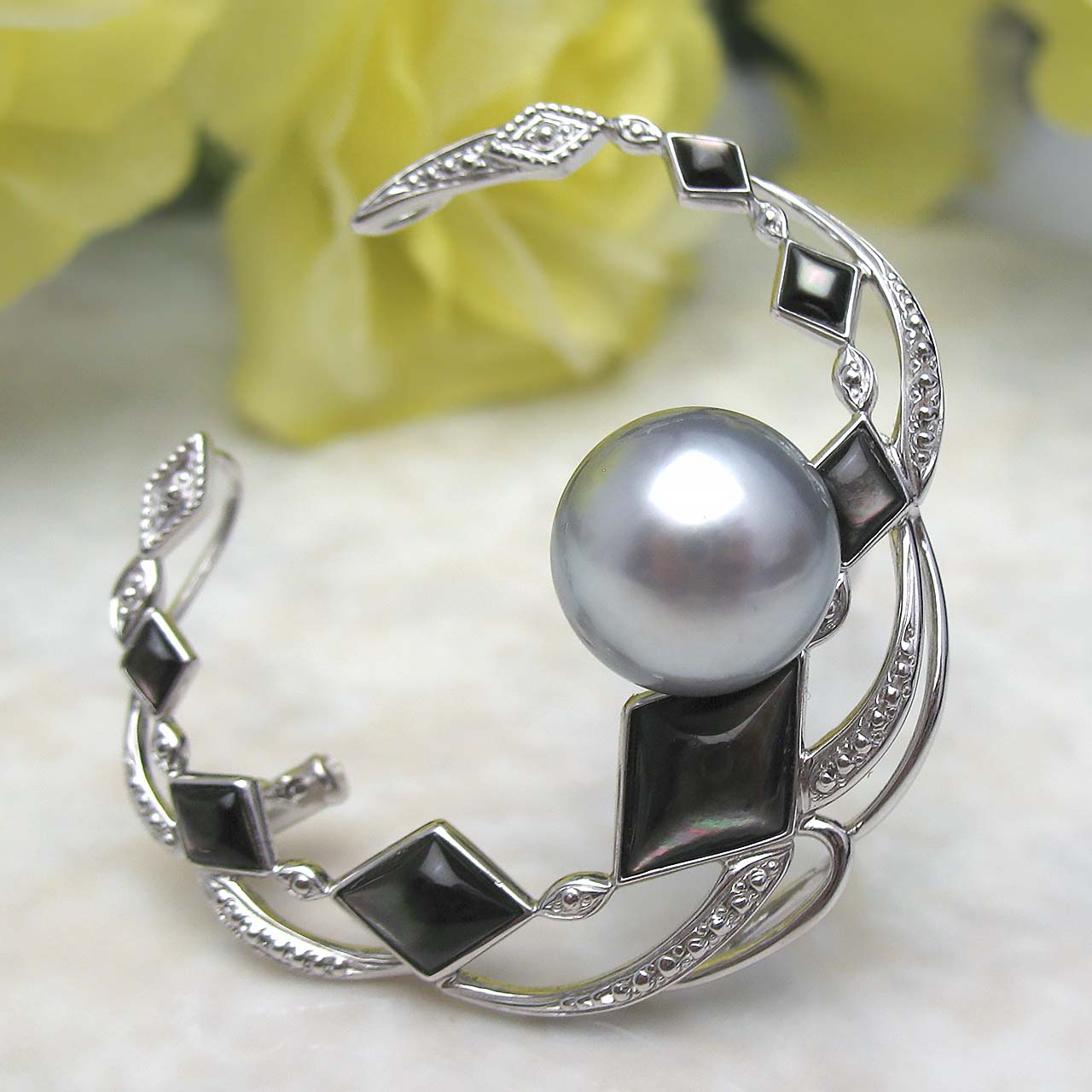 『黒蝶真珠 ブローチ』 - 画像 (5)