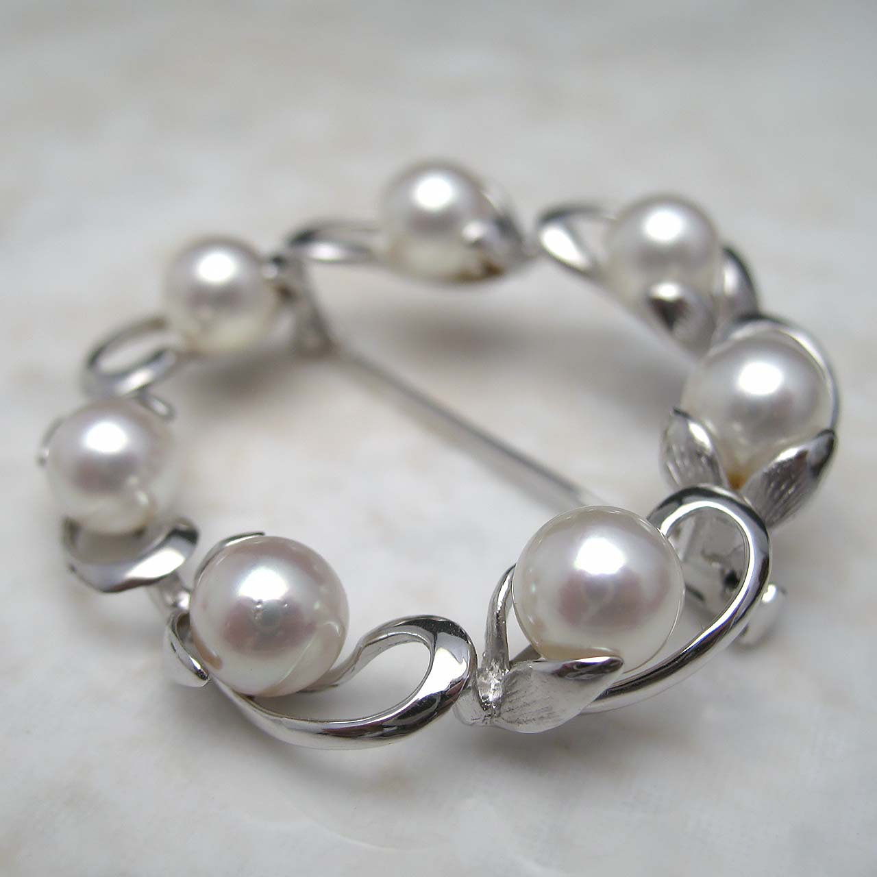 『 from sea あこやサークルブローチ 』 - 画像 (2)