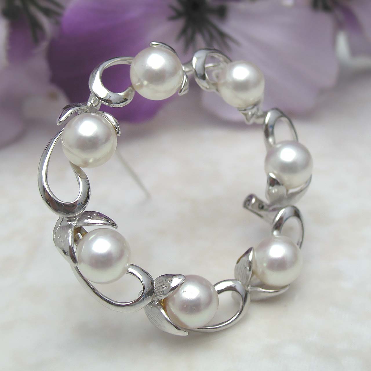 『 from sea あこやサークルブローチ 』 - 画像 (5)