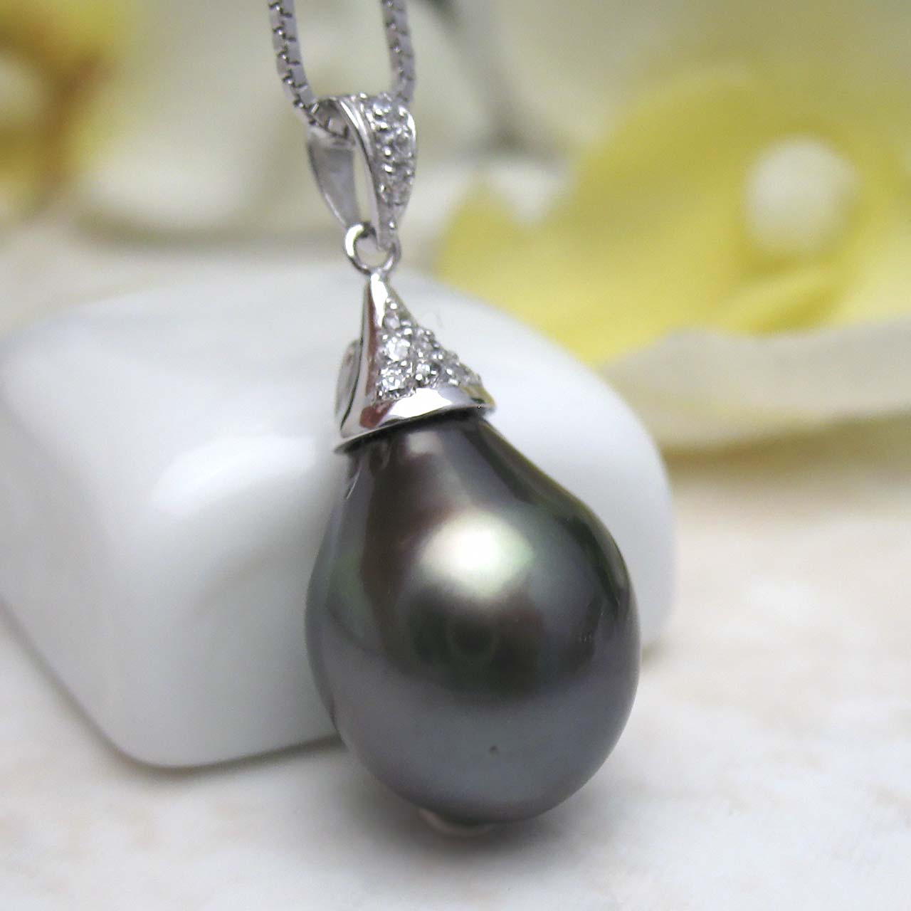 黒蝶ペンダントSV