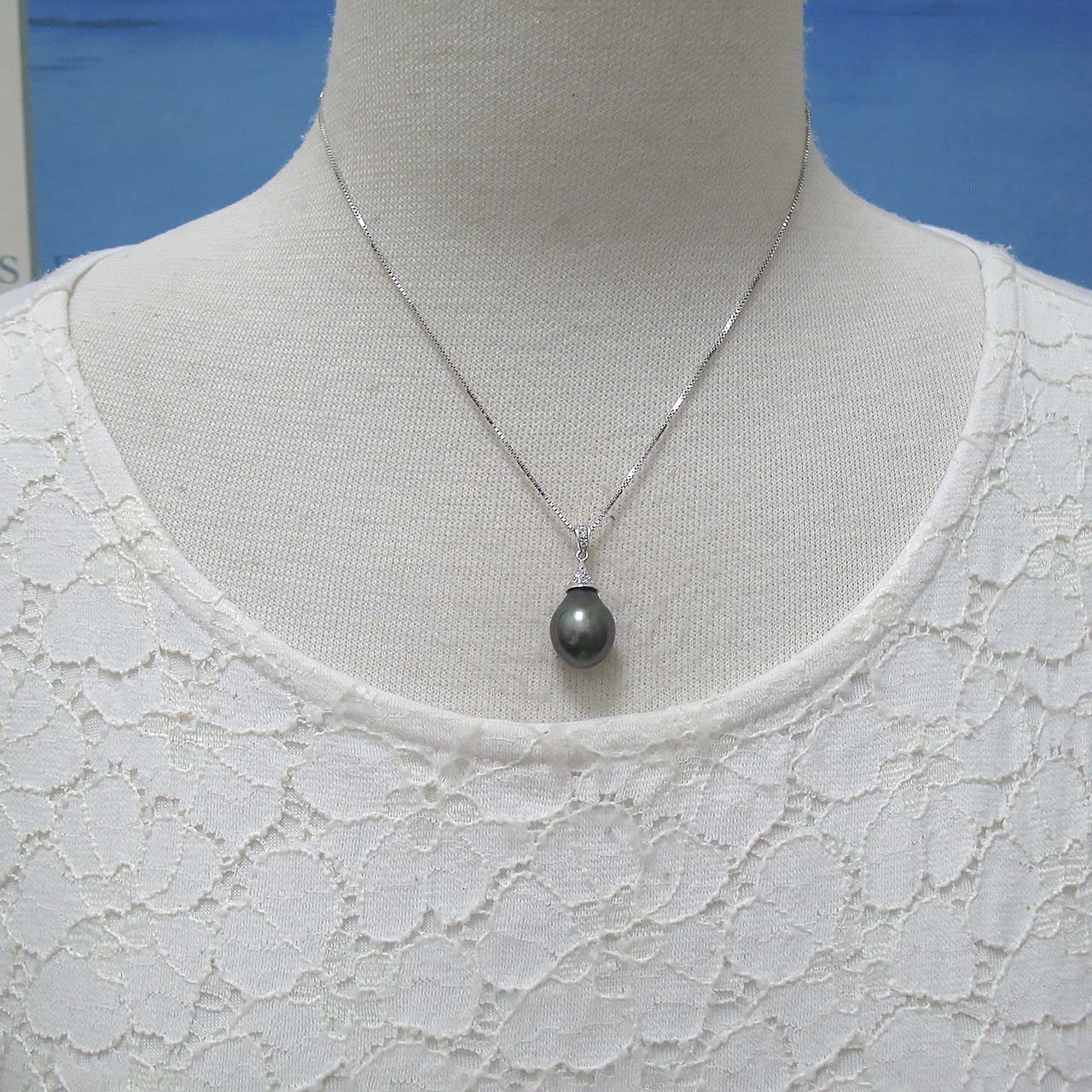 黒蝶ペンダントSV - 画像 (7)