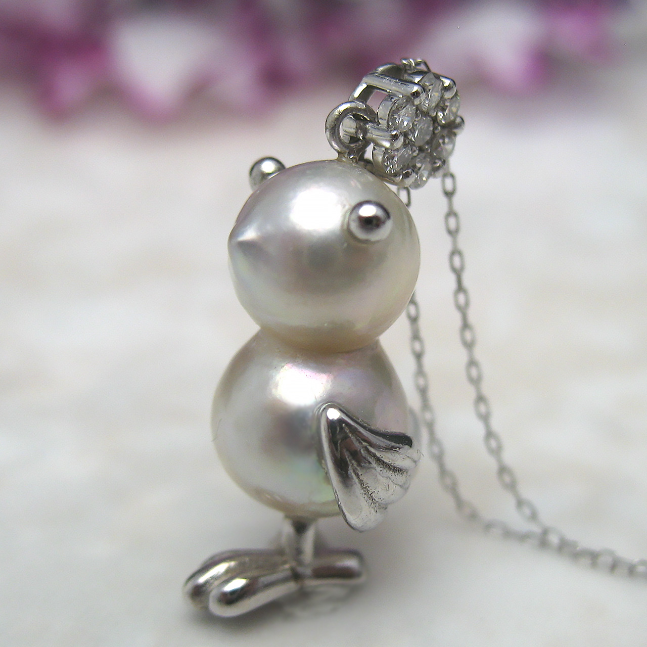 Pt900/Pt850チーウーペンダント（チーウーパーツSV） - 画像 (6)