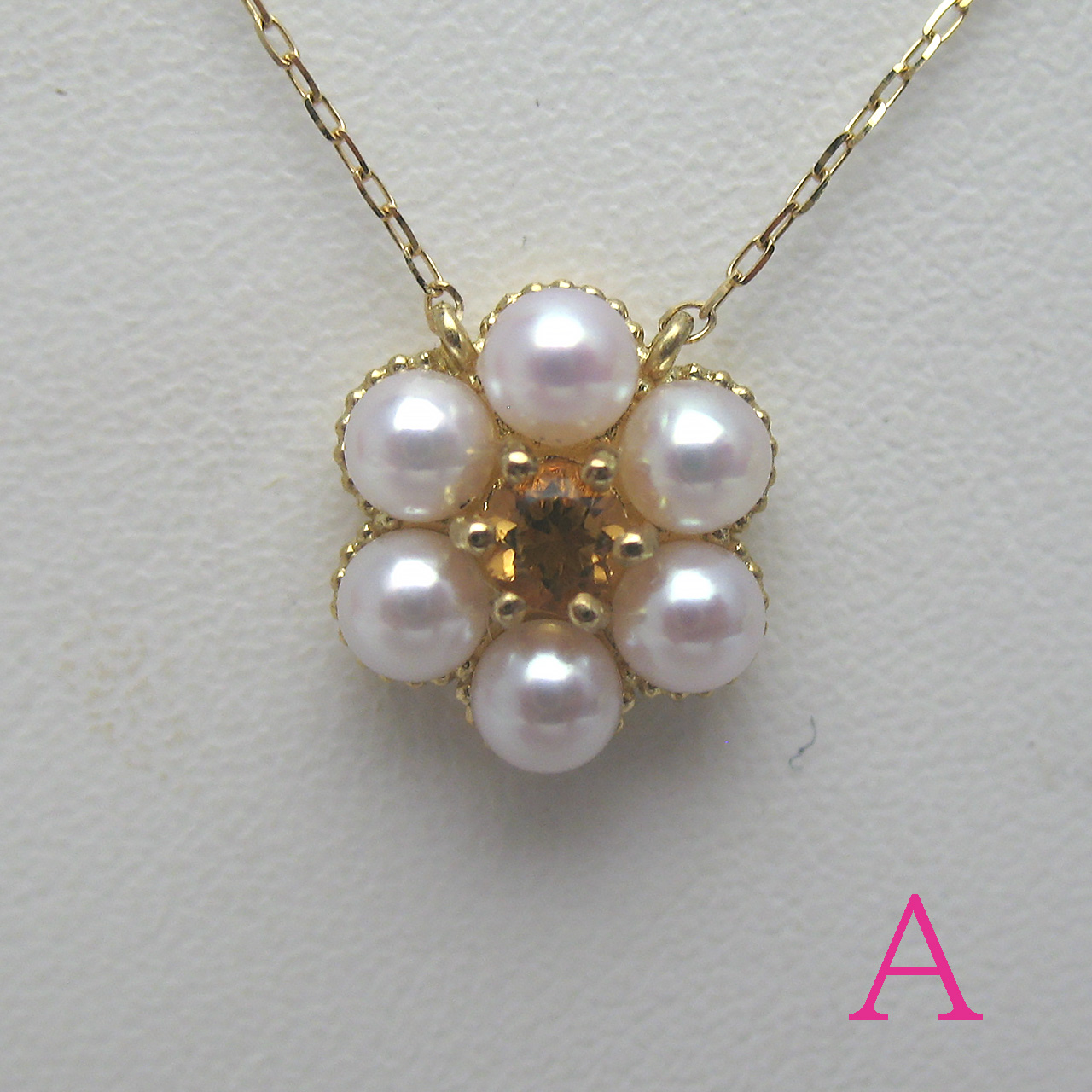 K18あこや&色石ペンダント チェーン付き TK-13444・TK-13532 - 画像 (4)