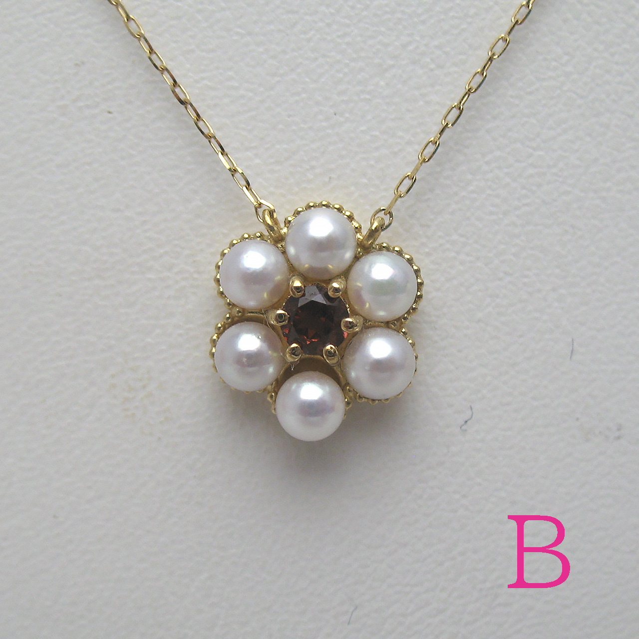 K18あこや&色石ペンダント チェーン付き TK-13444・TK-13532 - 画像 (5)