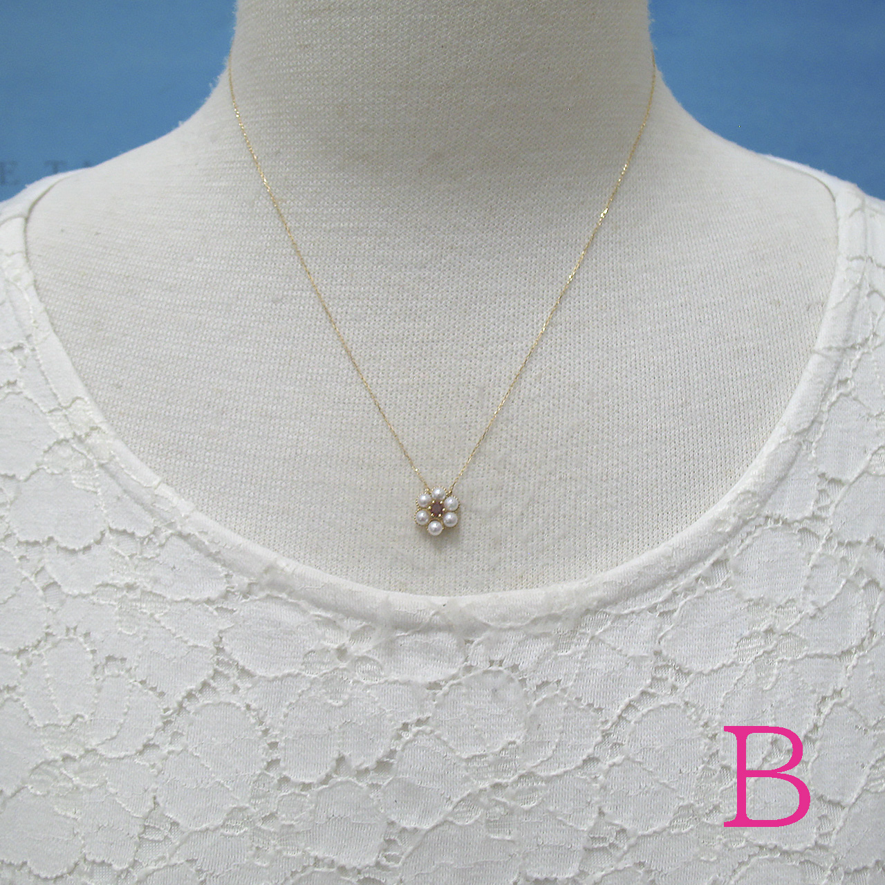 K18あこや&色石ペンダント チェーン付き TK-13444・TK-13532 - 画像 (7)