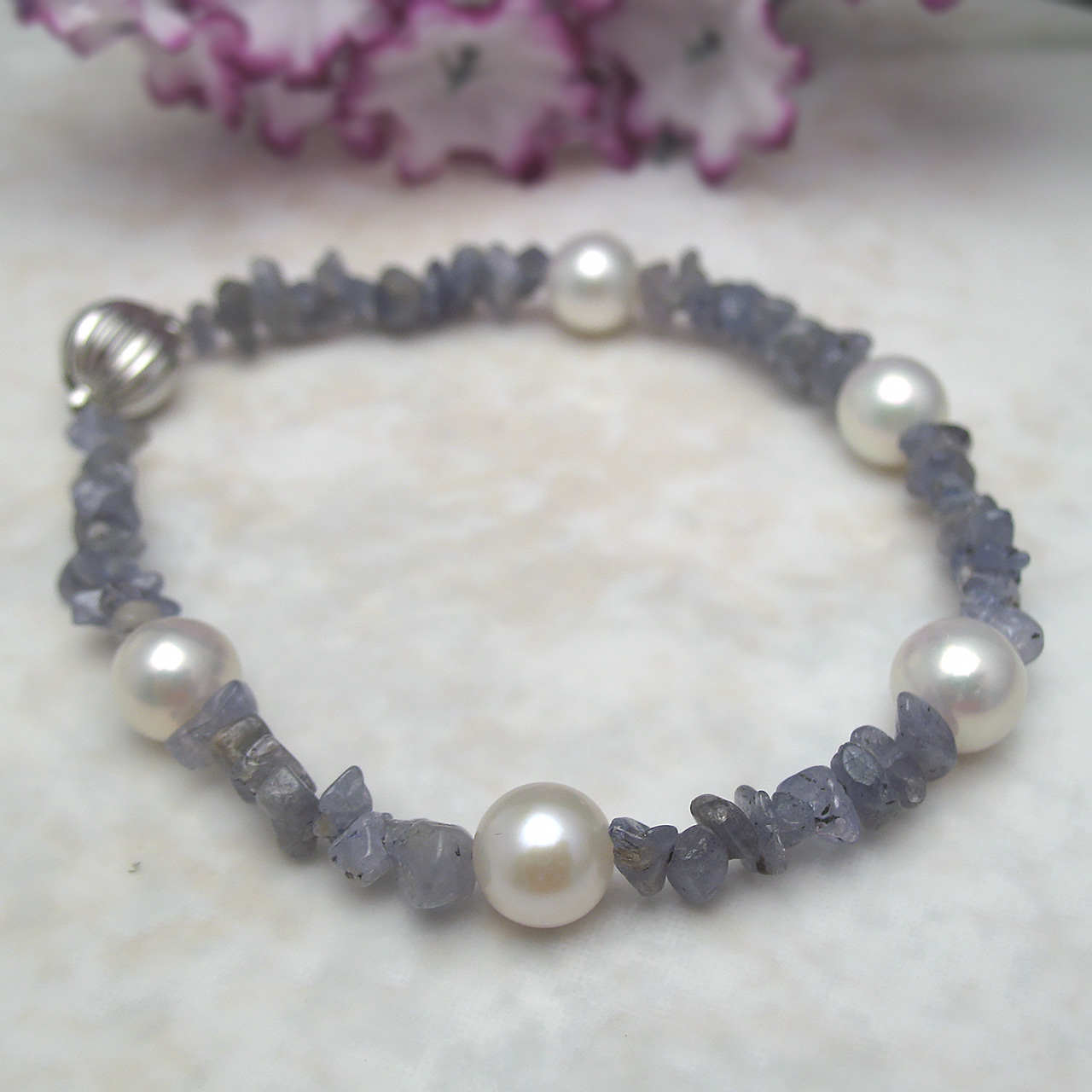 淡水&タンザナイトブレスSV