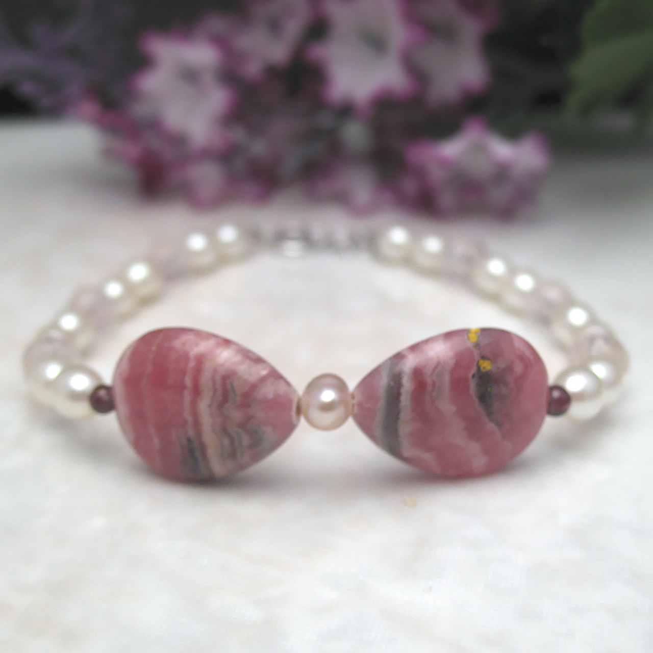 淡水＆ロードクロサイトブレスSV - 画像 (5)