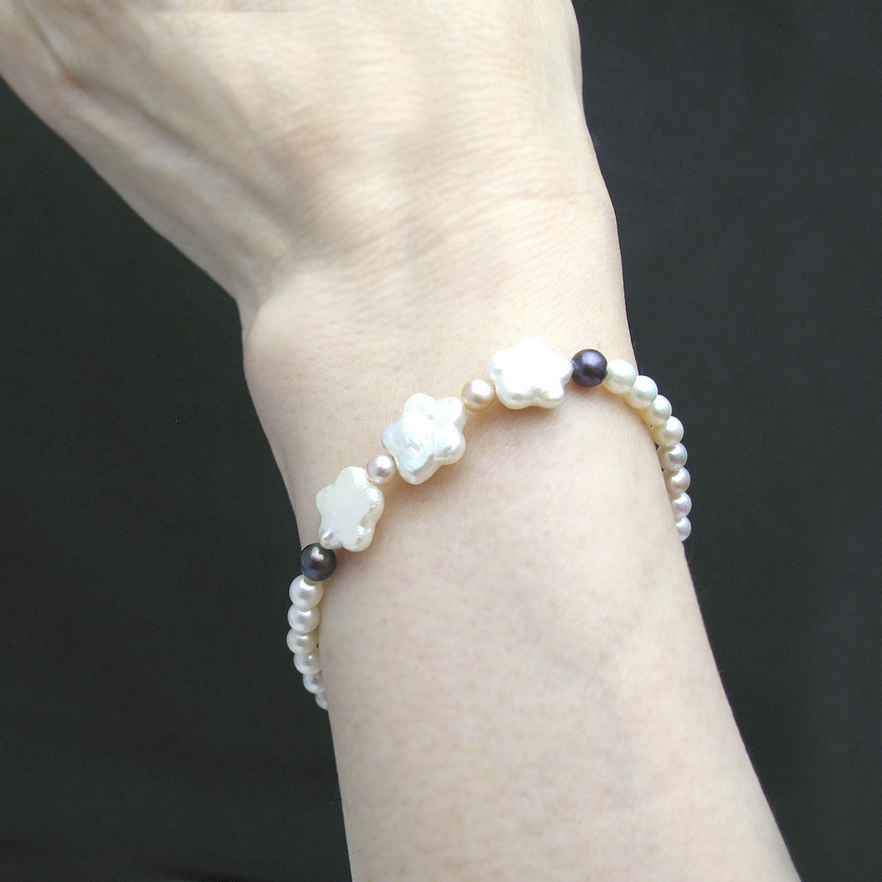 fromseaオリジナル あこや&淡水真珠ブレスSV - 画像 (6)