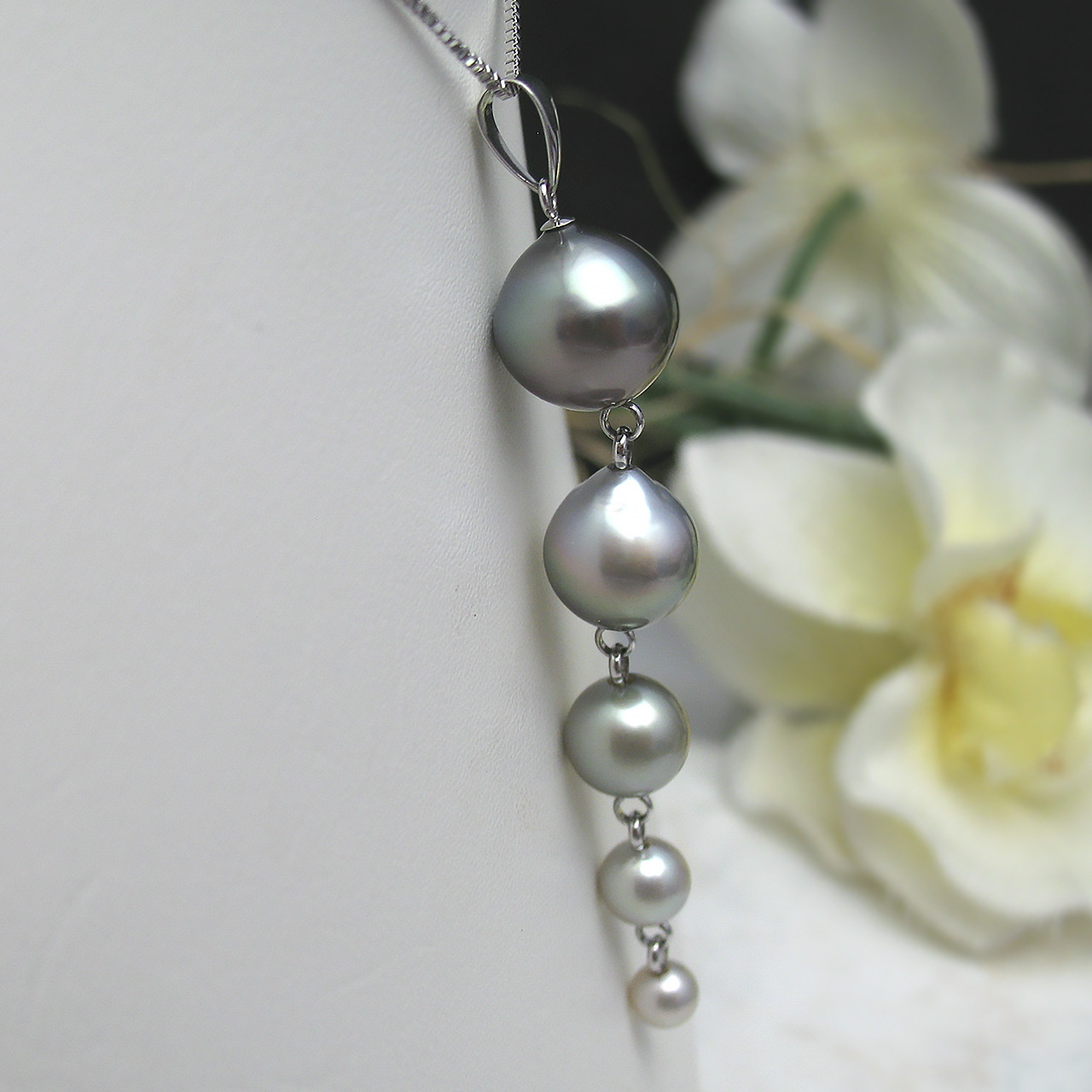 K14WG/SV5個付きペンダント・A - 画像 (4)