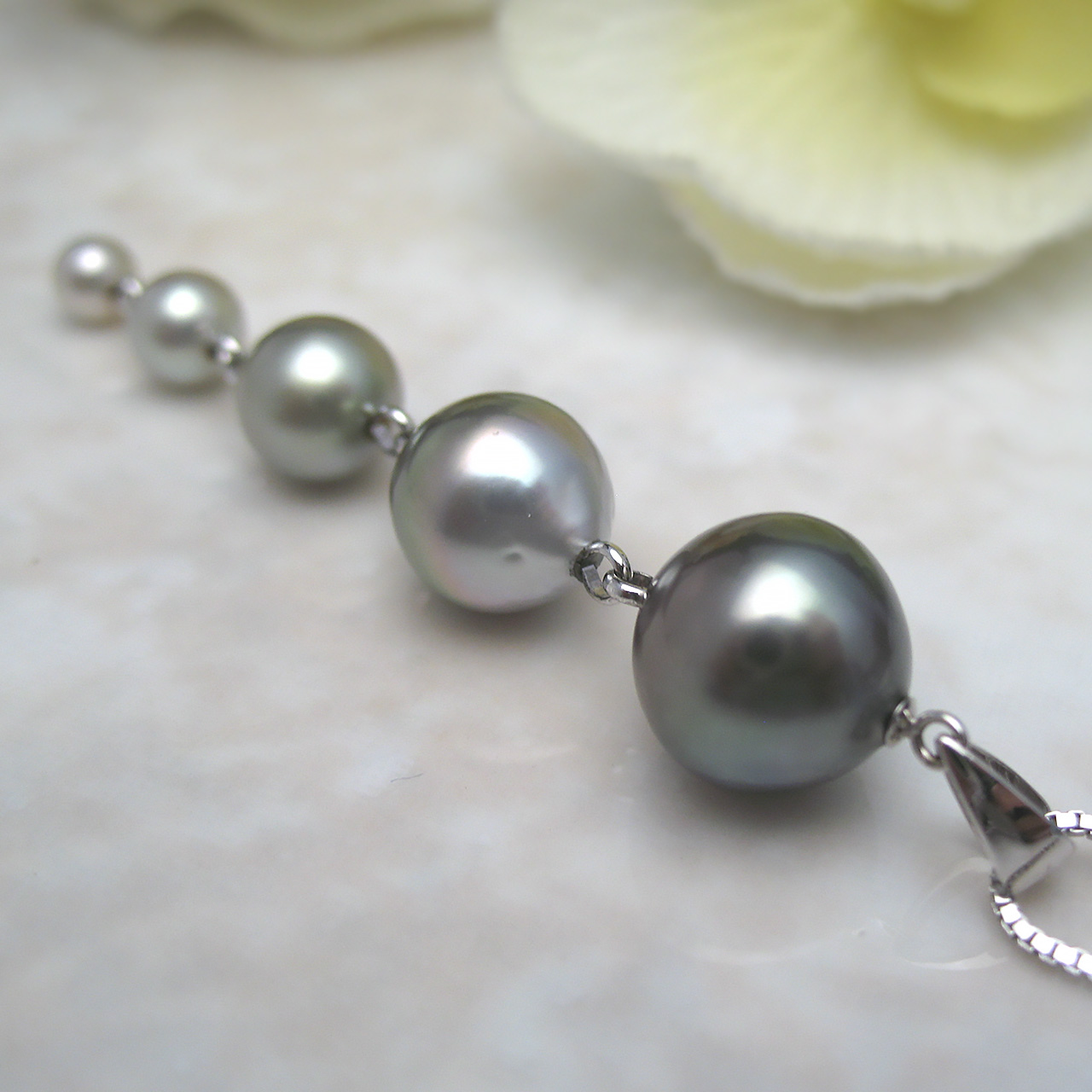 K14WG/SV5個付きペンダント・A - 画像 (6)