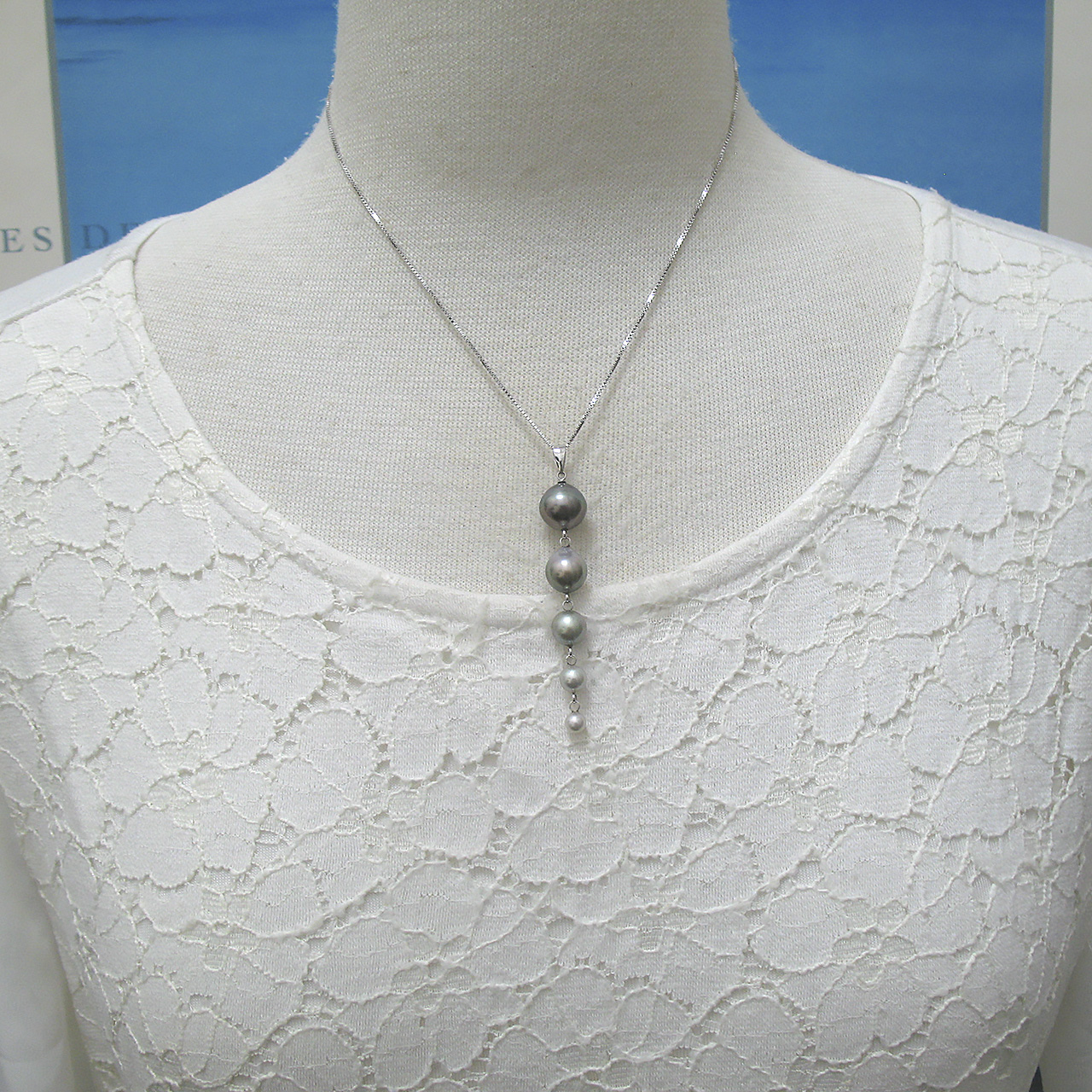 K14WG/SV5個付きペンダント・A - 画像 (7)