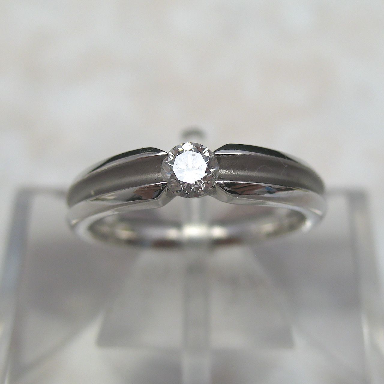 Bijoux fromsea Pt900 ダイヤリング - 画像 (2)