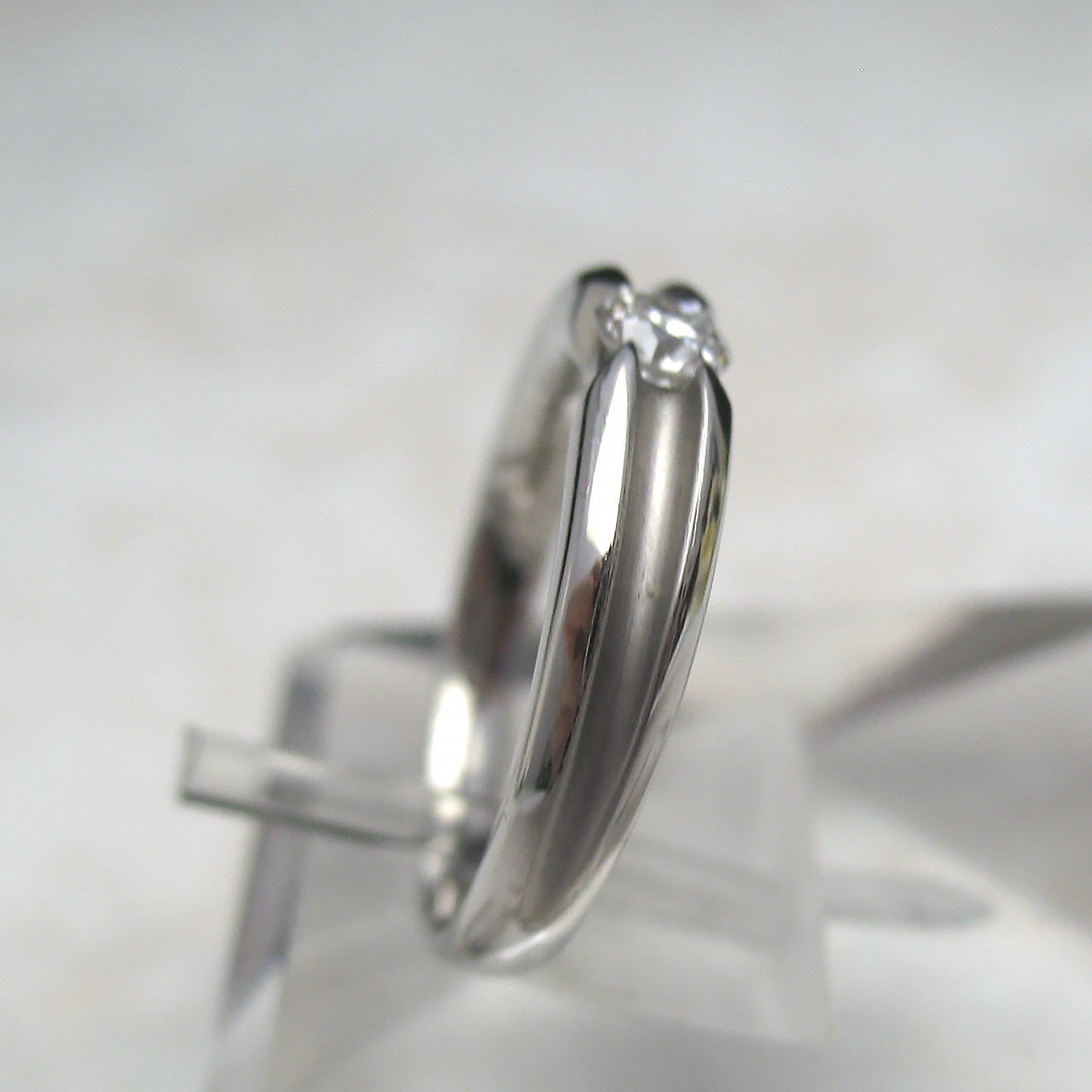 Bijoux fromsea Pt900 ダイヤリング - 画像 (3)