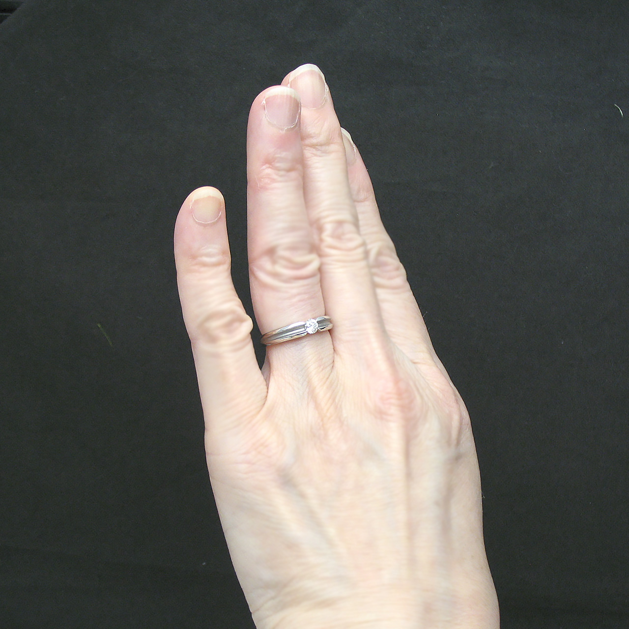 Bijoux fromsea Pt900 ダイヤリング - 画像 (7)