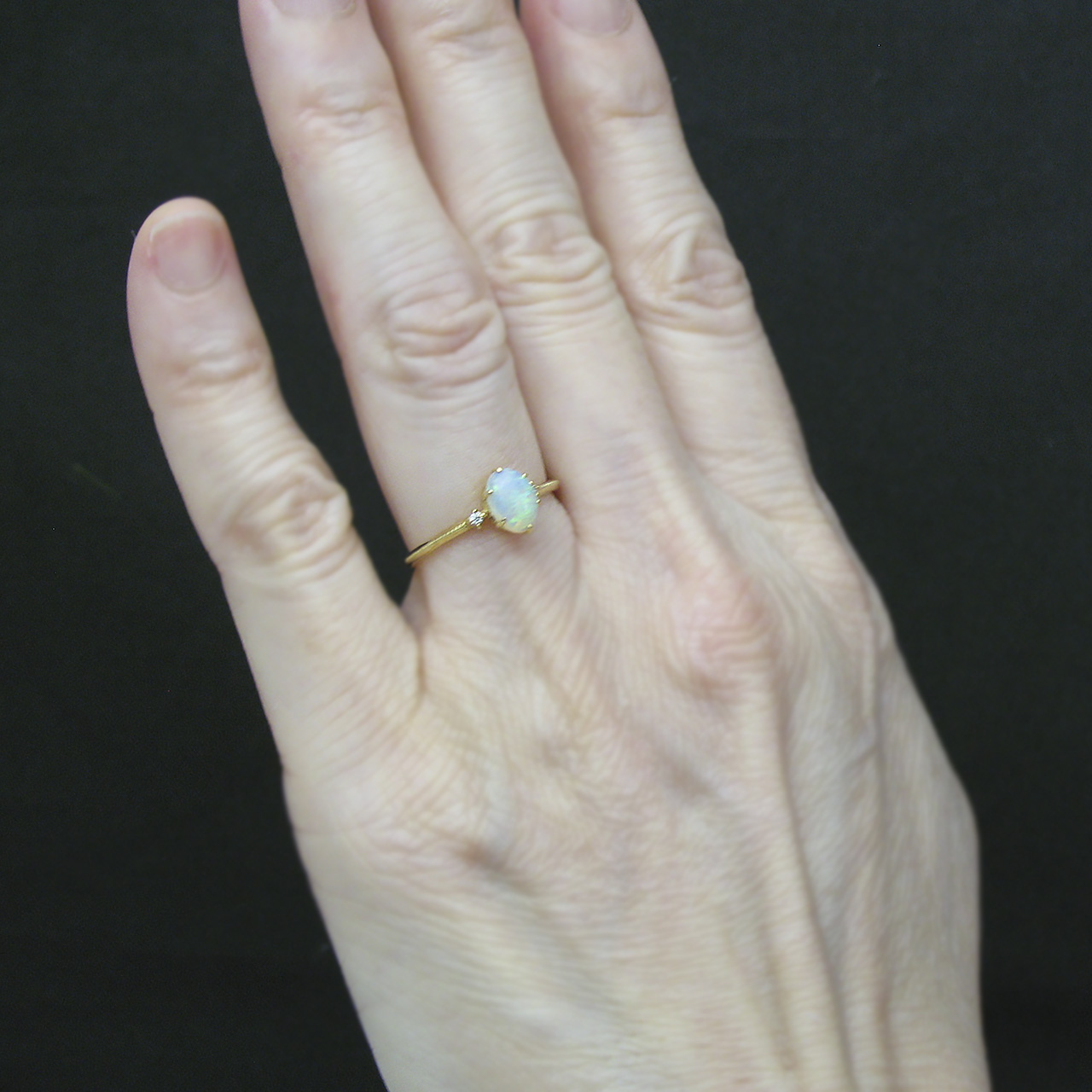 『BijouX　fromsea K18 オパールリング 』 RK-9581 - 画像 (7)