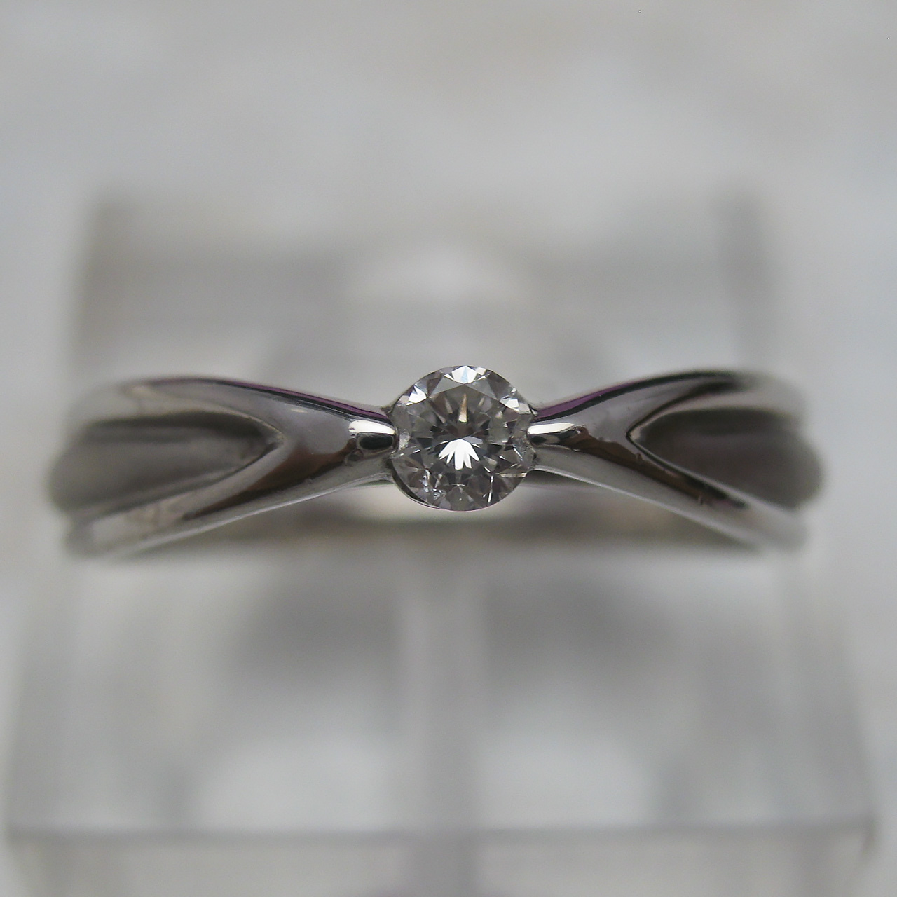 Bijoux fromsea Pt900ダイヤリング No.5 - 画像 (2)