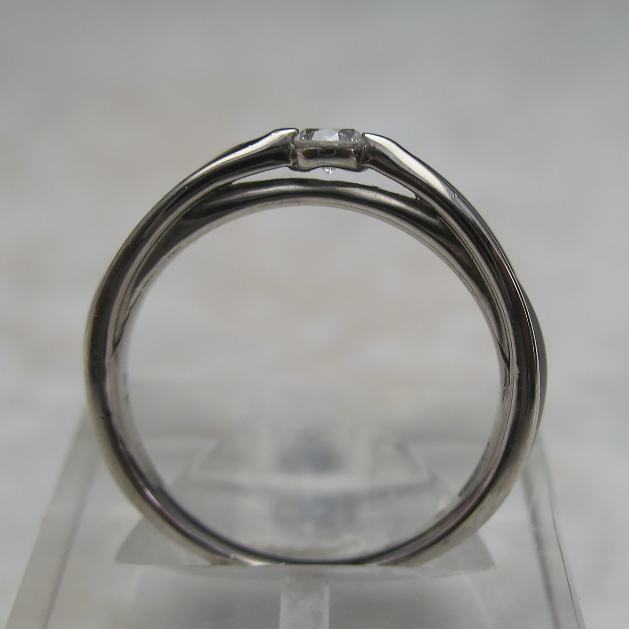 Bijoux fromsea Pt900ダイヤリング No.5 - 画像 (4)