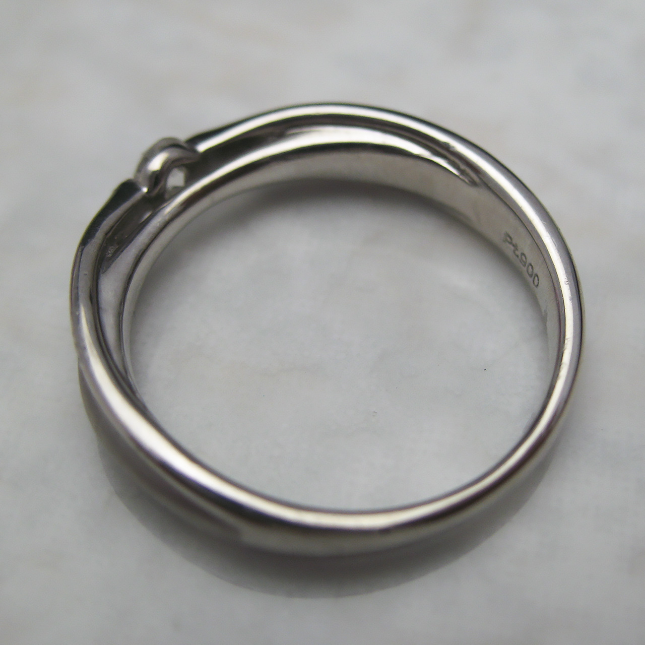 Bijoux fromsea Pt900ダイヤリング No.5 - 画像 (5)