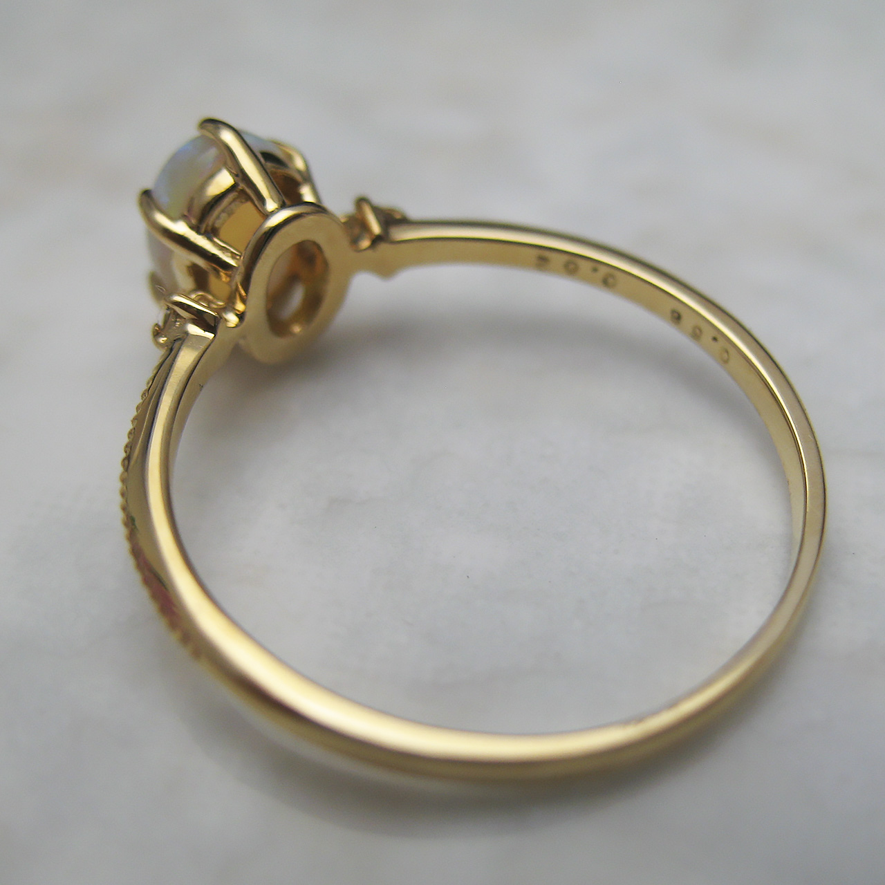 『BijouX　fromsea K18 オパールリング 』 RK-9581 - 画像 (5)