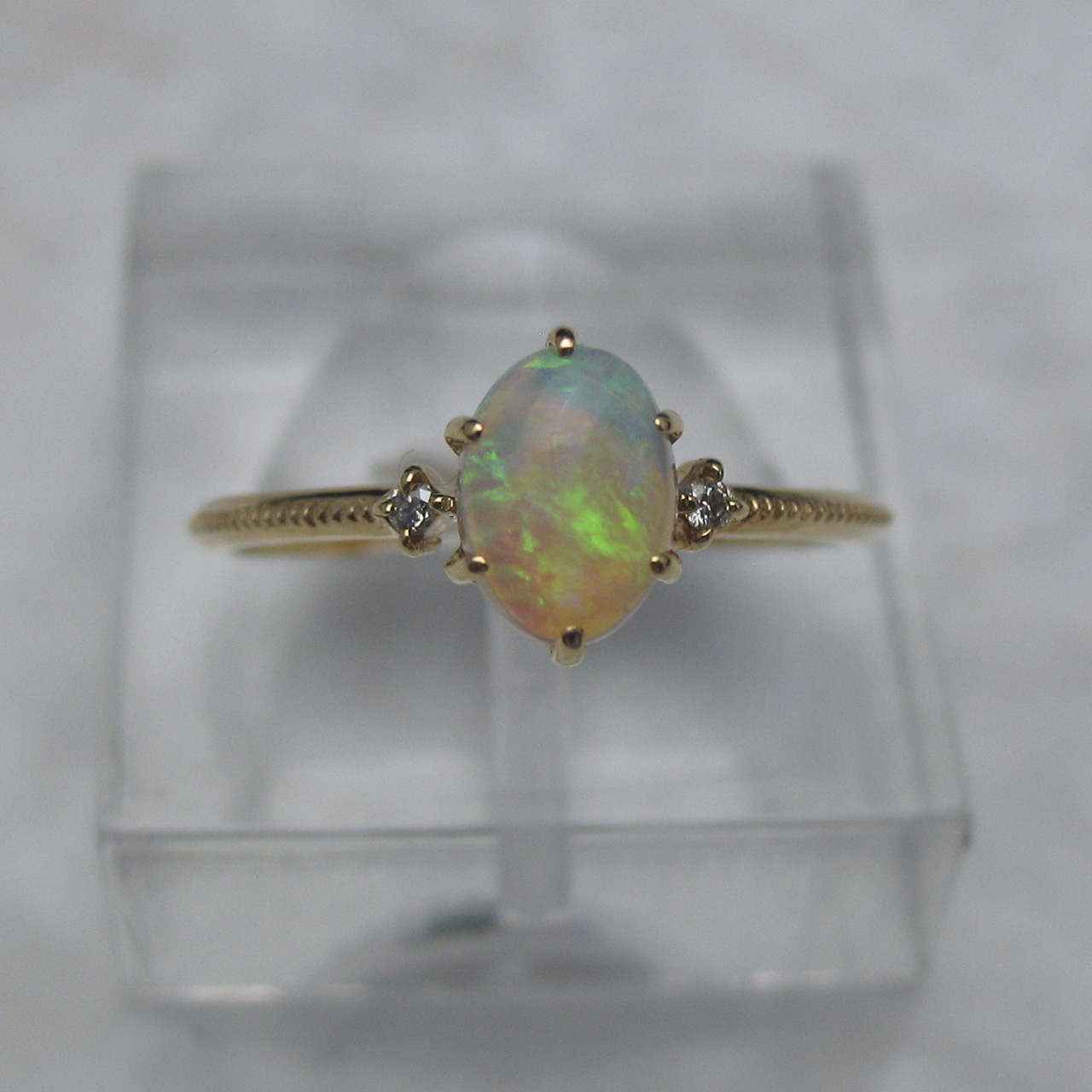 『BijouX　fromsea K18 オパールリング 』 RK-9581 - 画像 (2)