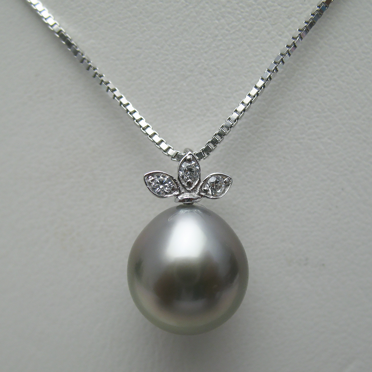 SV黒蝶真珠10ミリペンダントトップ - 画像 (3)