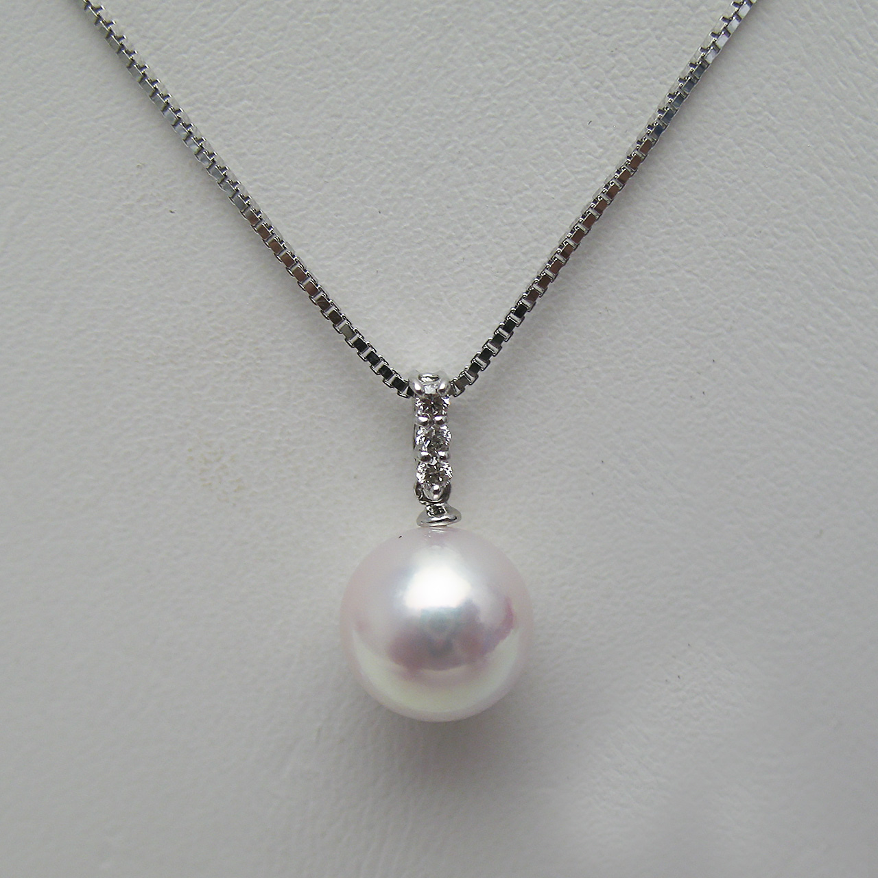 PT900あこや真珠9.5ミリペンダント - 画像 (3)