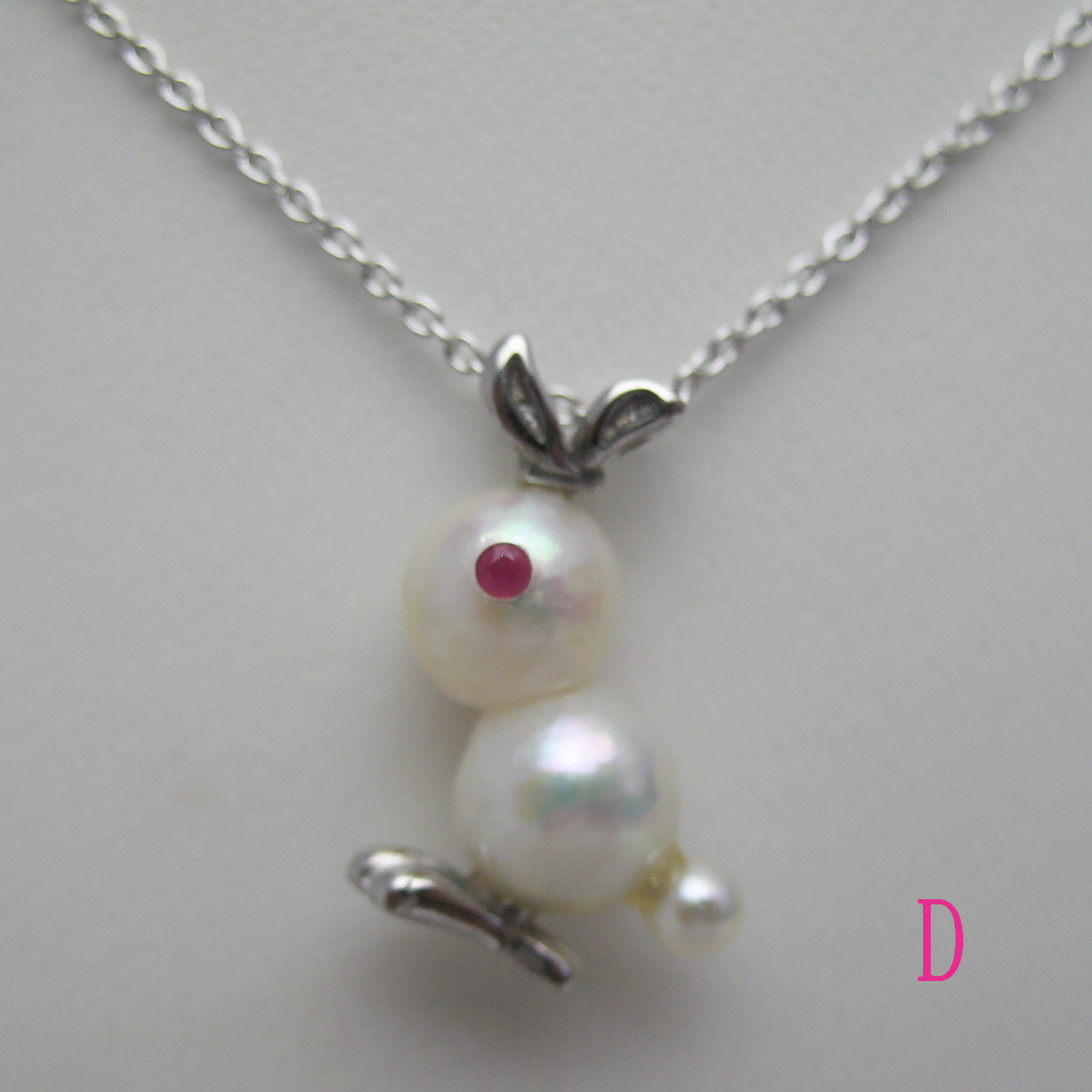 『 うさこルビーアイペンダント』 - 画像 (5)