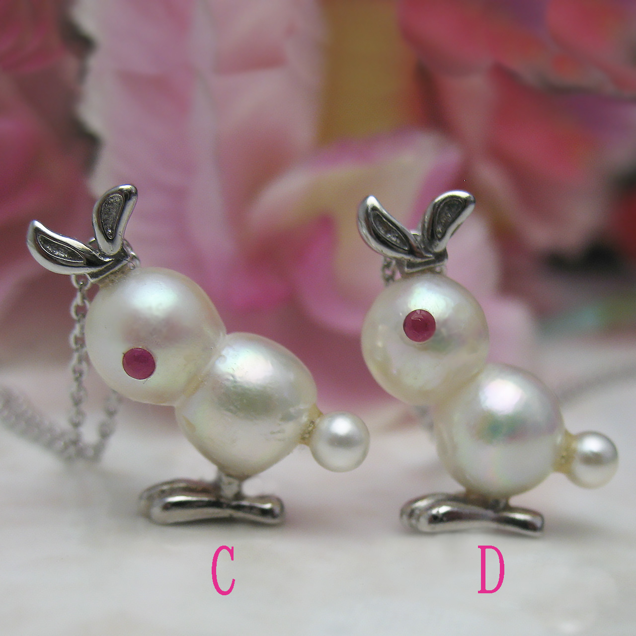 『 うさこルビーアイペンダント』 - 画像 (9)