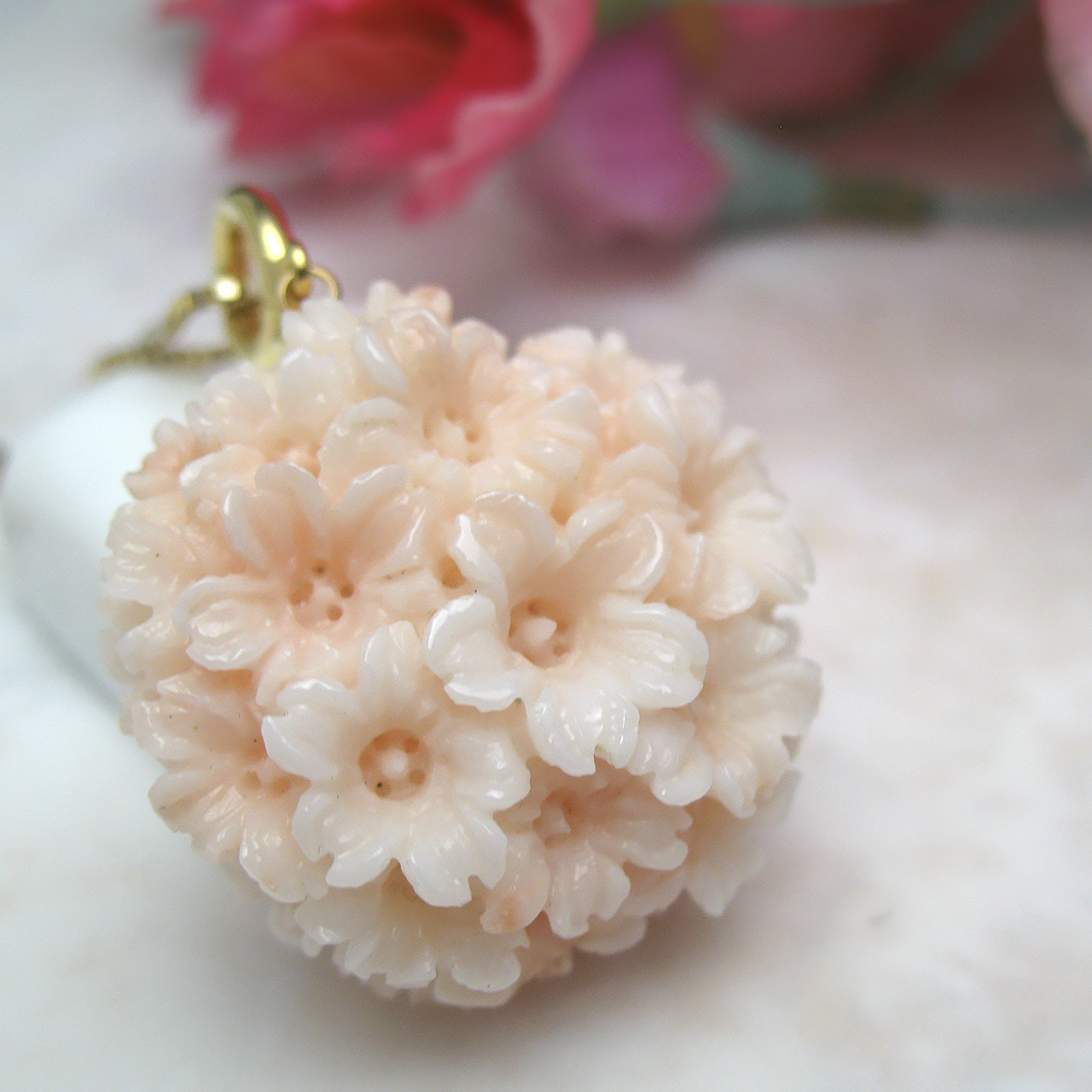 Bijoux fromsea 白珊瑚ペンダント