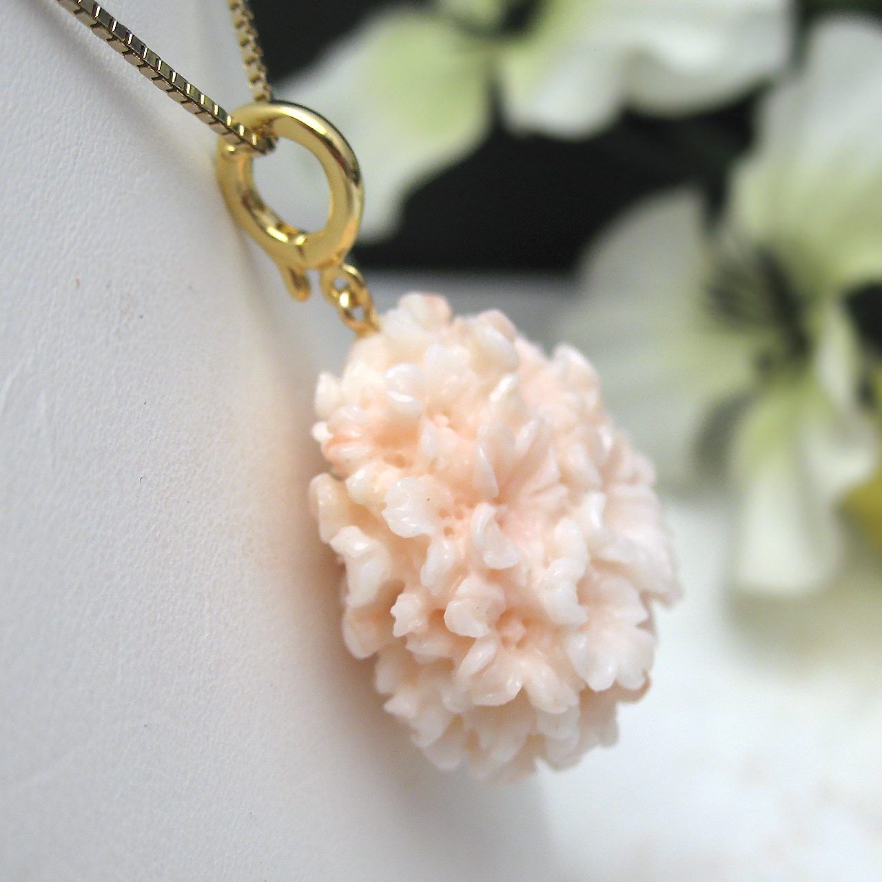 Bijoux fromsea  白珊瑚ペンダント - 画像 (4)