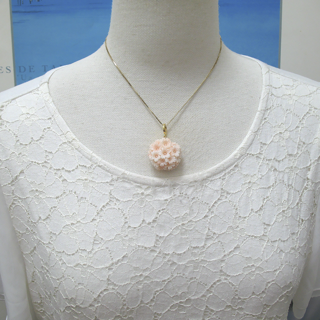 Bijoux fromsea  白珊瑚ペンダント - 画像 (7)