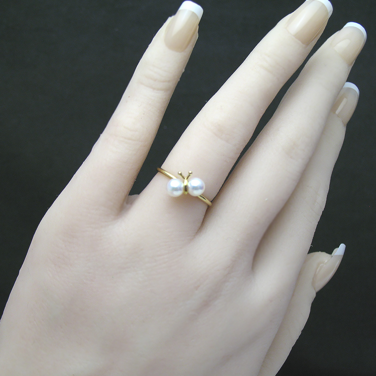 『K18あこや蝶々リング』 - 画像 (7)