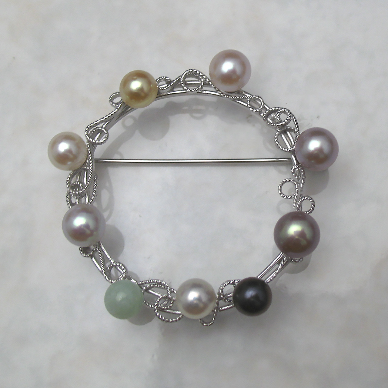 『 from sea サークルブローチ 』 - 画像 (2)