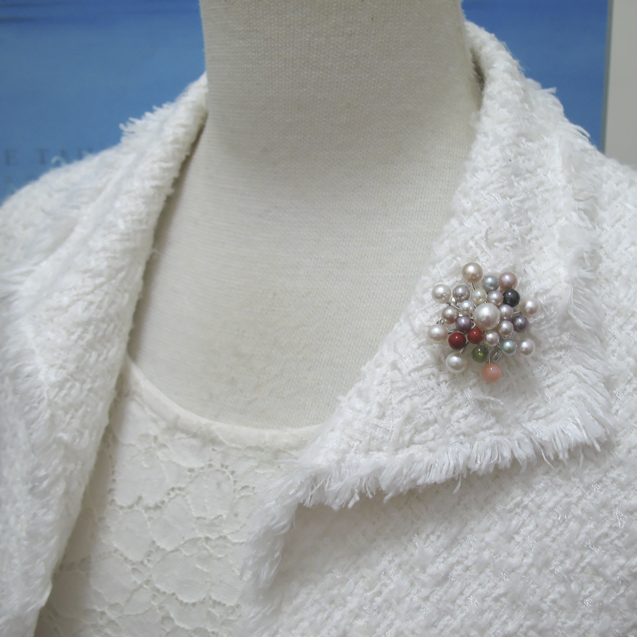 『ランタナ』<br>帯止め兼ブローチ・ペンダント - 画像 (8)